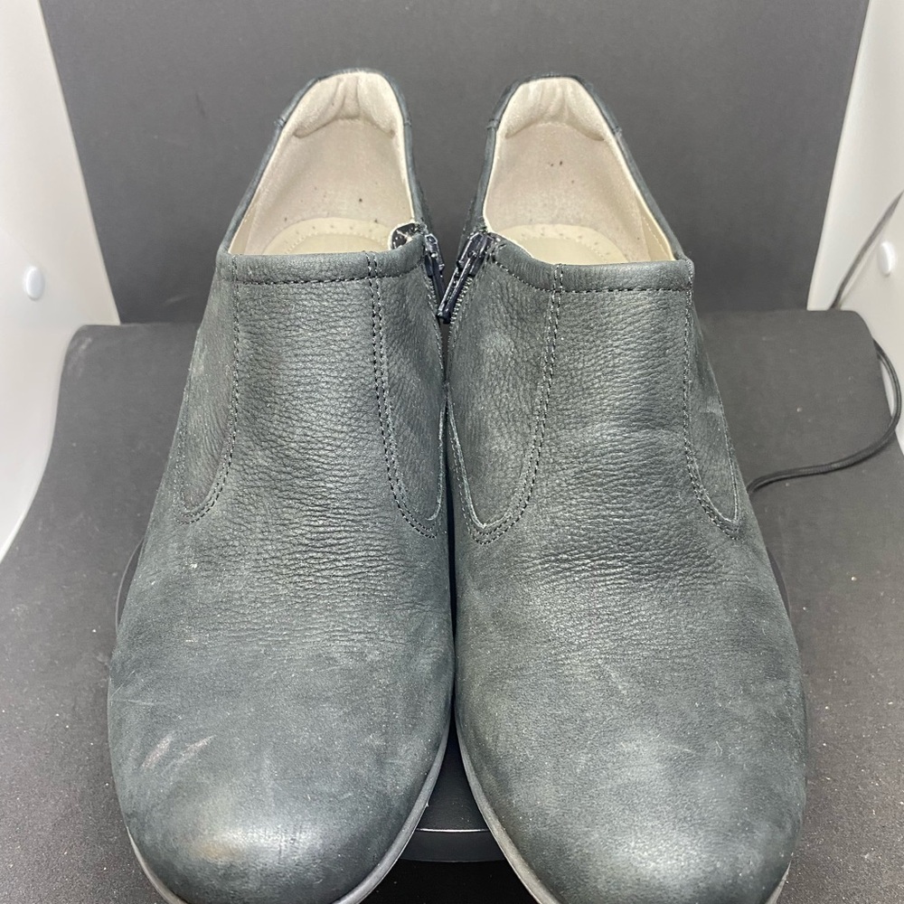 Ecco Women's Black Heeled Boots EUC Size 41 (US 10)